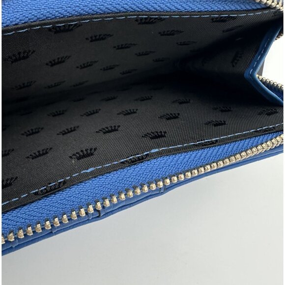 Juicy Couture Blue Leather Crossbody Wallet With Chain Strap - Picture 5 of 7